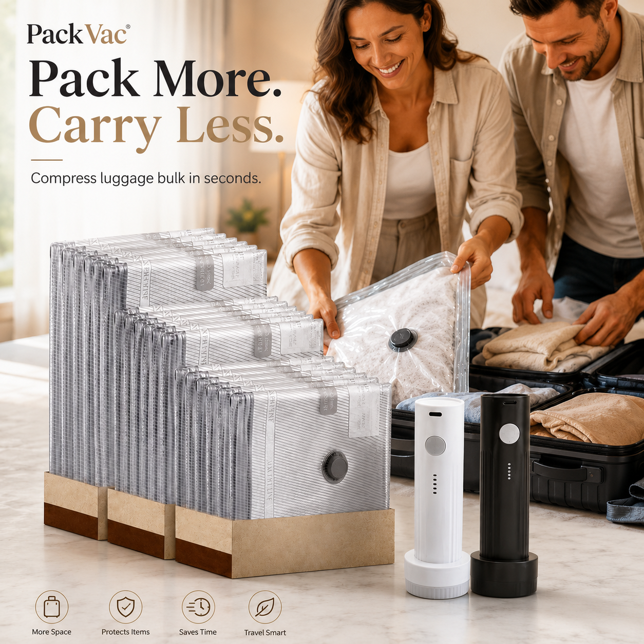 PackVac Travel Vacuum Kit